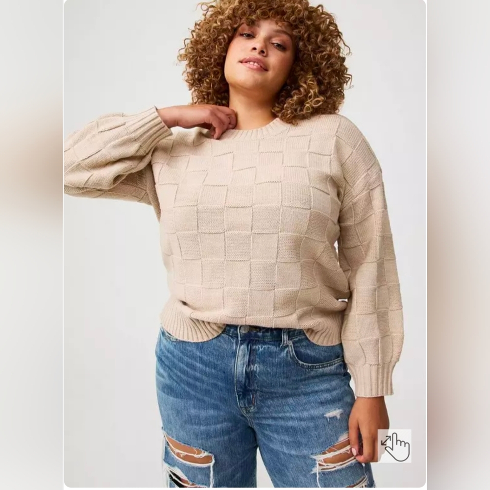 Torrid Crew Pullover Sweater NWT